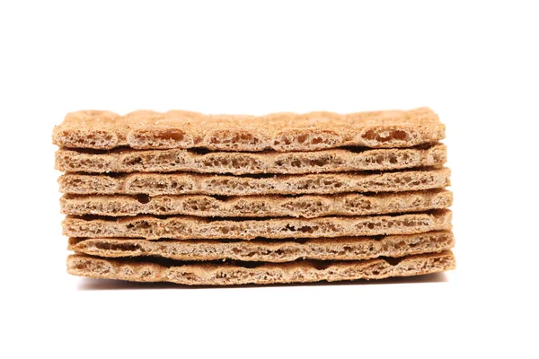 Pila de pan crujiente de grano entero . — Foto de Stock