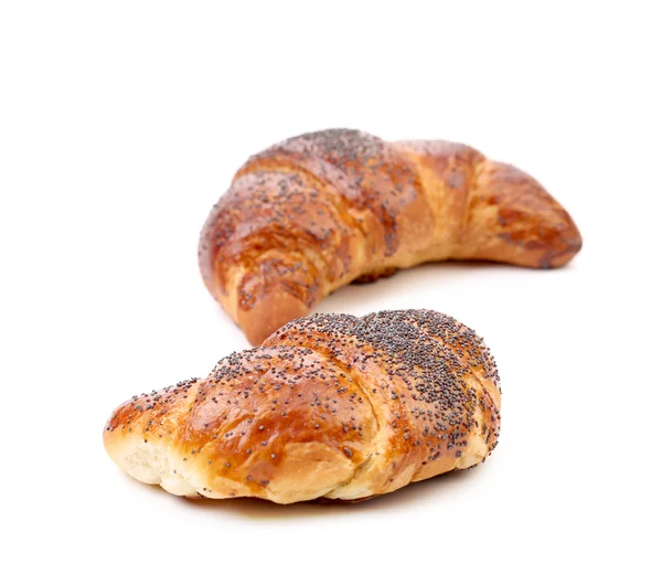 Croissants appétissants au pavot . — Photo