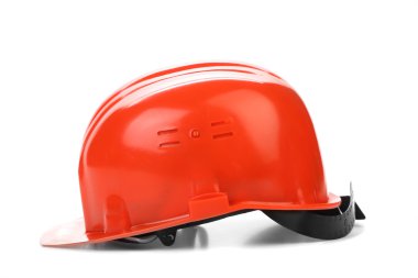 Kırmızı kask.