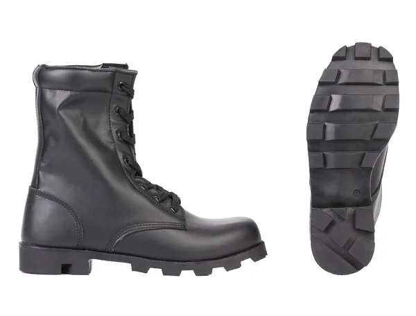 High black man's boots. — Stock Photo, Image