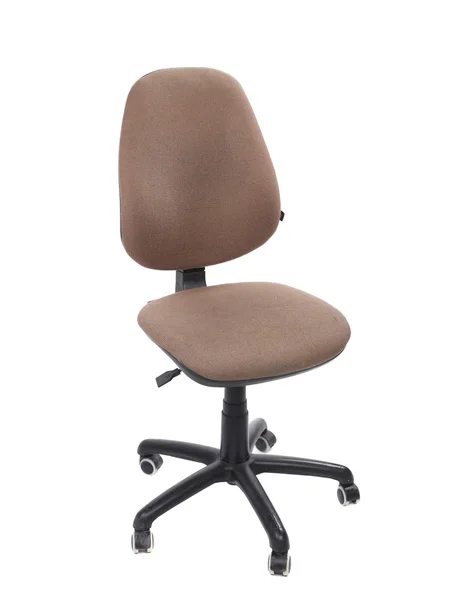 Kancelářská židle béžová barva. — Stock fotografie