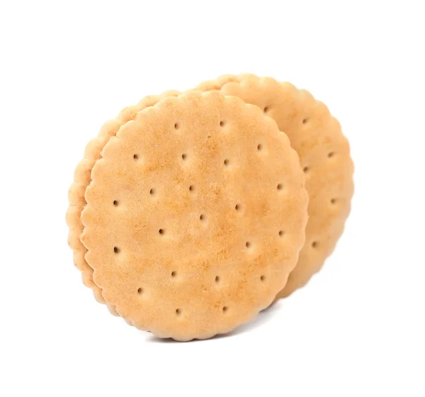 Galletas de galletas de primer plano con relleno . — Foto de Stock