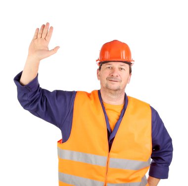 baret elle işçi.