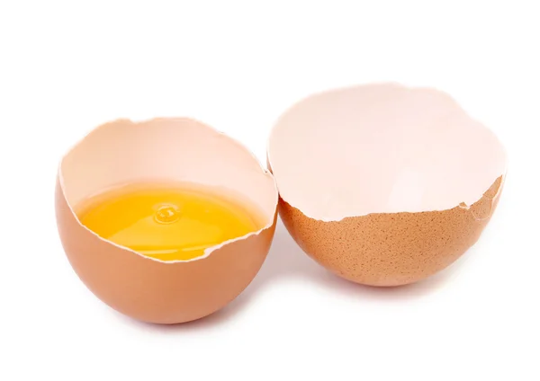 Gros plan de l "œuf cassé. — Photo