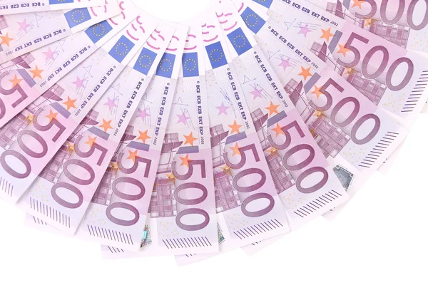 Five hundred euro fan. — Stock Photo, Image