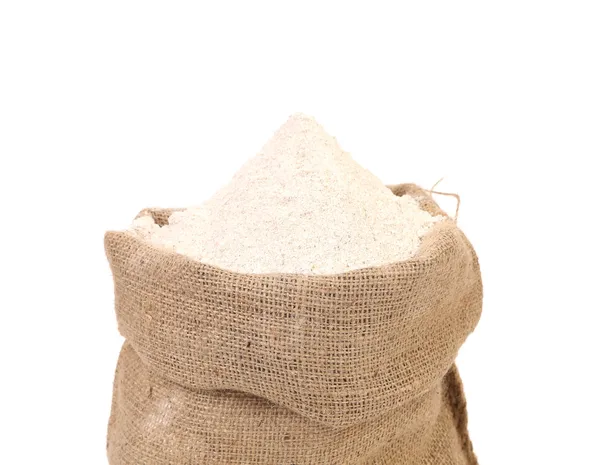 Sack with wheat flour. — Stock Photo, Image