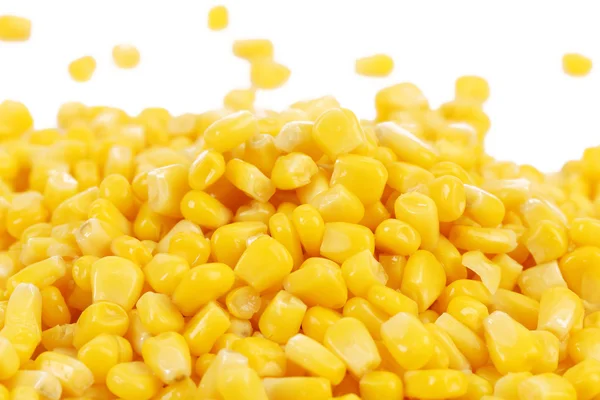Grãos amarelos saborosos de milho . — Fotografia de Stock