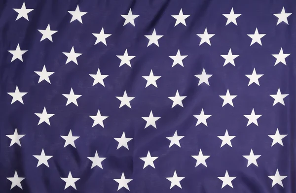 Bandeira americana com estrelas brancas . — Fotografia de Stock