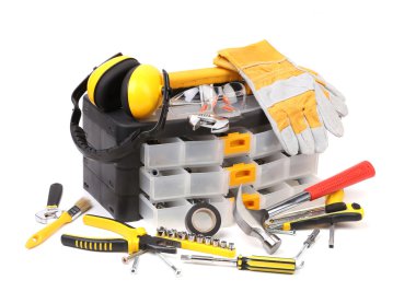 çeşitli araçlar ile plastik workbox.