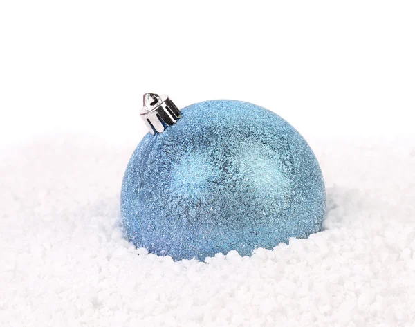 Blue christmas ball. — Stock Photo, Image