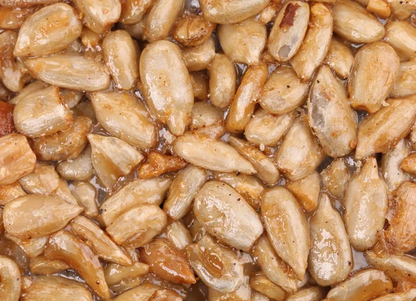 Background of roasted nuts with sugar — Stock Photo, Image