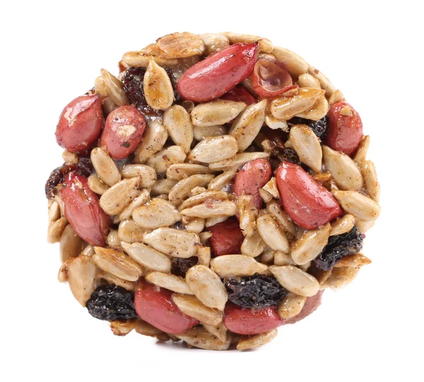 Round candied seeds and nuts. — Stock Photo, Image
