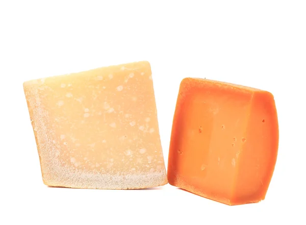 Dva druhy sýra. — Stock fotografie