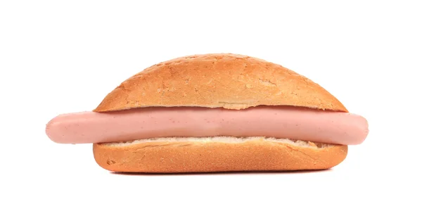 Pane hot dog e involtino di salsiccia . — Foto Stock