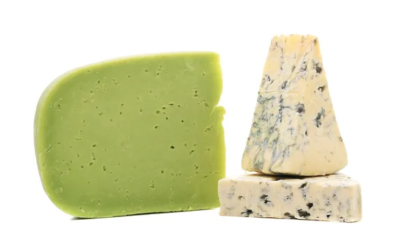 Wasabi-Käse und blau. — Stockfoto