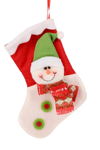 Dekorativní vánoční ponožka. Royalty Free Stock Fotografie