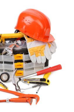 çeşitli çalışma donanımları.