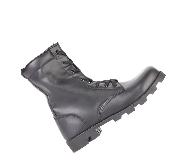 Black man's boot. Side view. — Stock Photo, Image