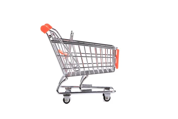 Shopping supermarket cart. — Stock Photo, Image