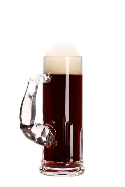 Kahverengi bira dar bir fincan. — Stok fotoğraf