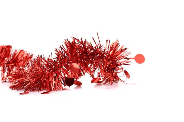 Natale fili di lame rossi con stelle . — Foto Stock