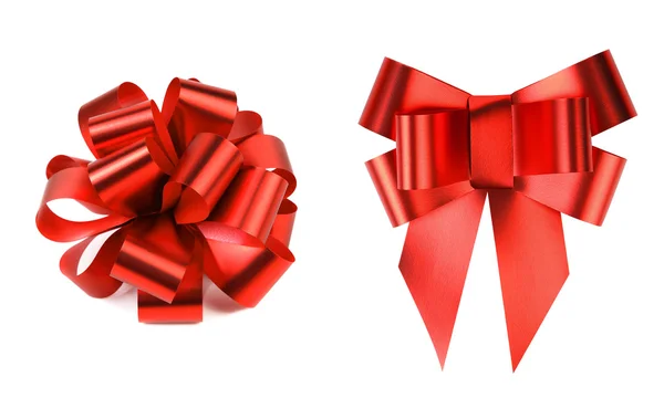 Two big red bows. — Stock Photo, Image