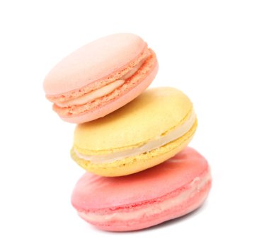 macaron kek yığını.