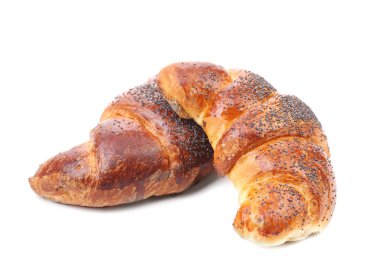 poppy ile iştah açıcı kruvasan.