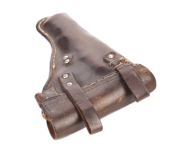 Old brown holster. — Stock Photo, Image