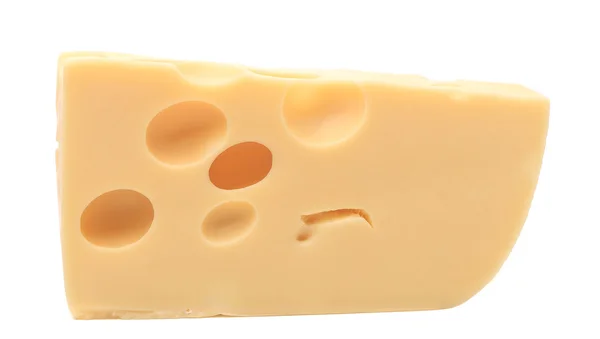 Peynir dilimi kapatın. — Stok fotoğraf
