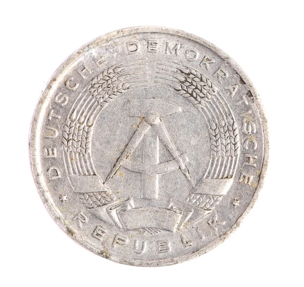 Deutsche democratische republik coin. — Stock Photo, Image