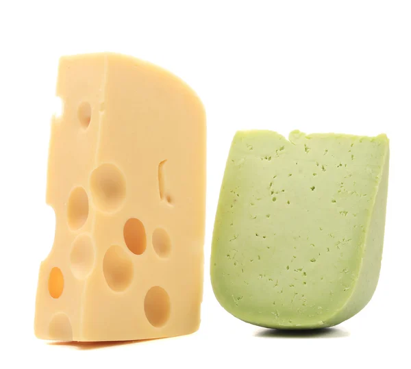 Samenstelling verschillende soorten kaas. — Stockfoto