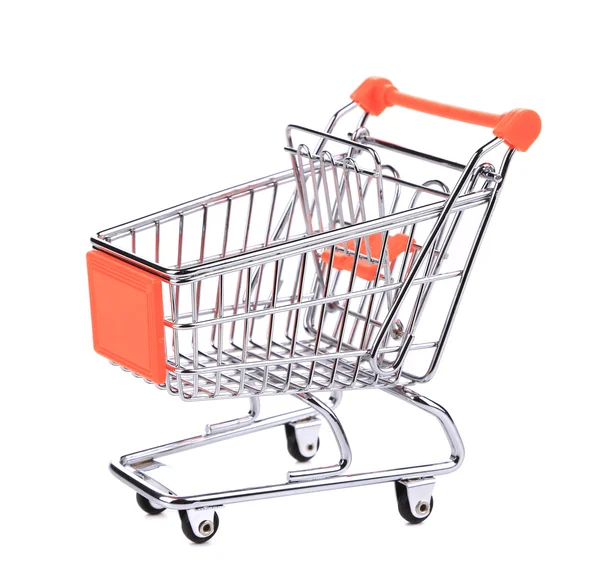 Shopping supermarket cart. — Stock Photo, Image