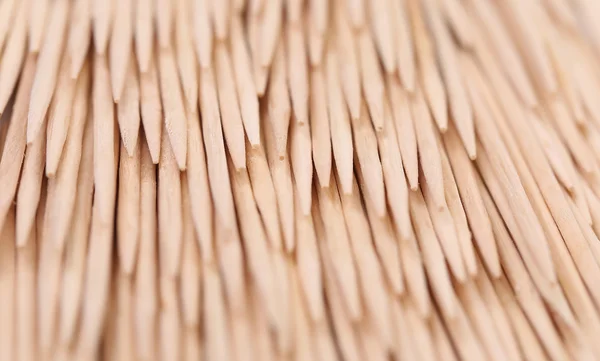 Close up of toothpicks abstract composition. — Stock Photo, Image