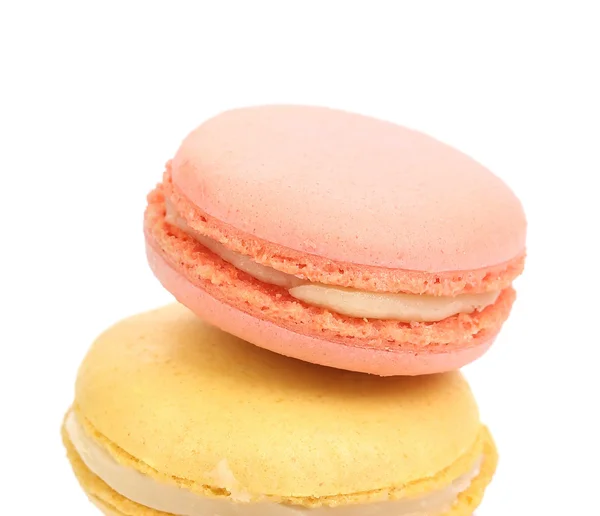 Due torte di macaron varie . — Foto Stock