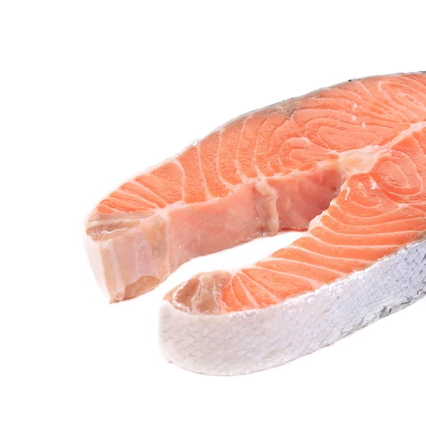 Fresh salmon steak. — Stock Photo, Image