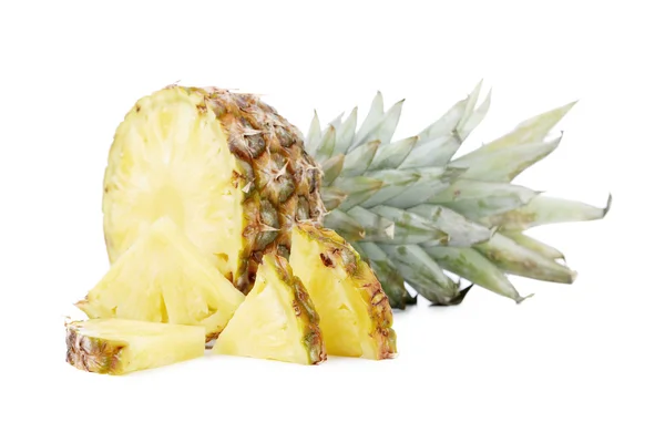 Ananas z ćwierć plasterki. — Zdjęcie stockowe