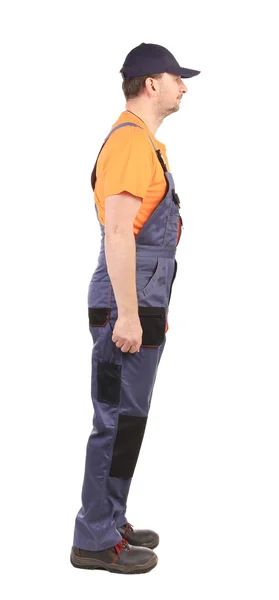 Worker wearing overalls — Stock Photo, Image