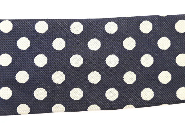 Polka dot necktie. Vertical. Close up. — Stock Photo, Image