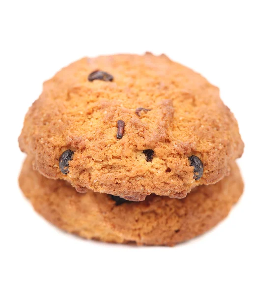 Ovesné čokoláda čip cookies. — Stock fotografie