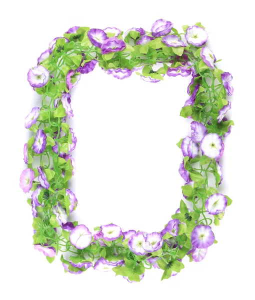 紫色の花の花輪. — ストック写真