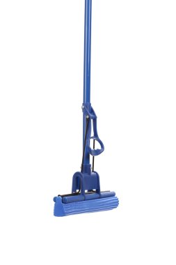 sünger ile mavi mop