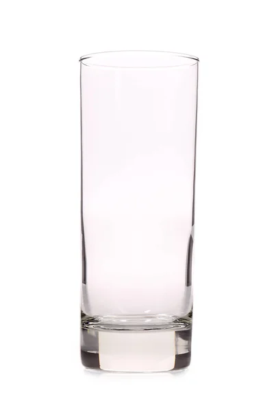 Vaso de vidrio limpio vacío — Foto de Stock