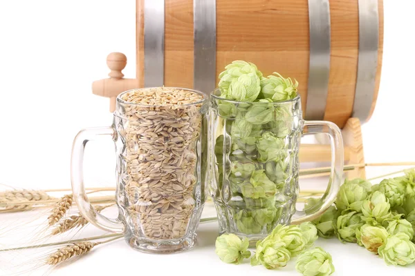 Beer mugs — Stock Photo, Image