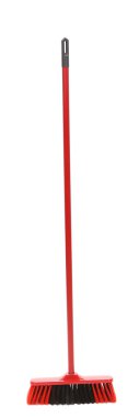 Red black broom clipart