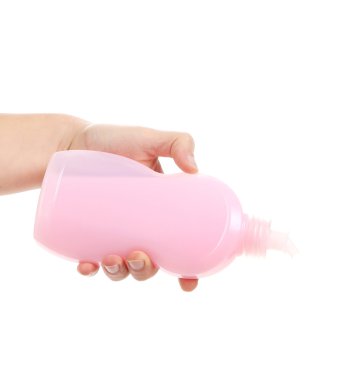 el tutma pembe şişe