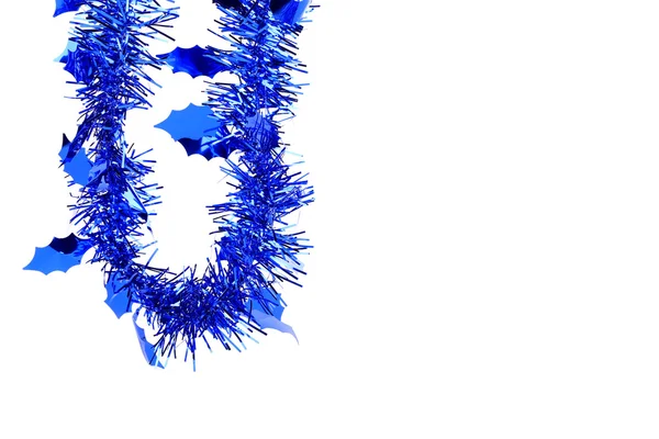 Oropel azul de Navidad —  Fotos de Stock