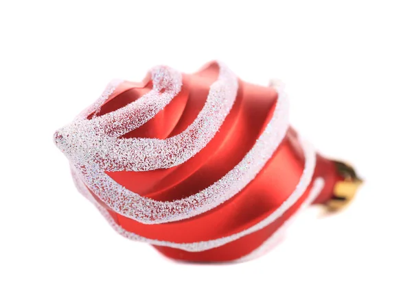 Weihnachtlicher roter Baumschmuck — Stockfoto