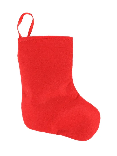 Decorative Christmas red sock — Stock Photo, Image