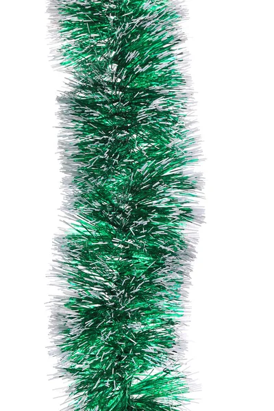 Зелений Різдвяна мішура — стокове фото